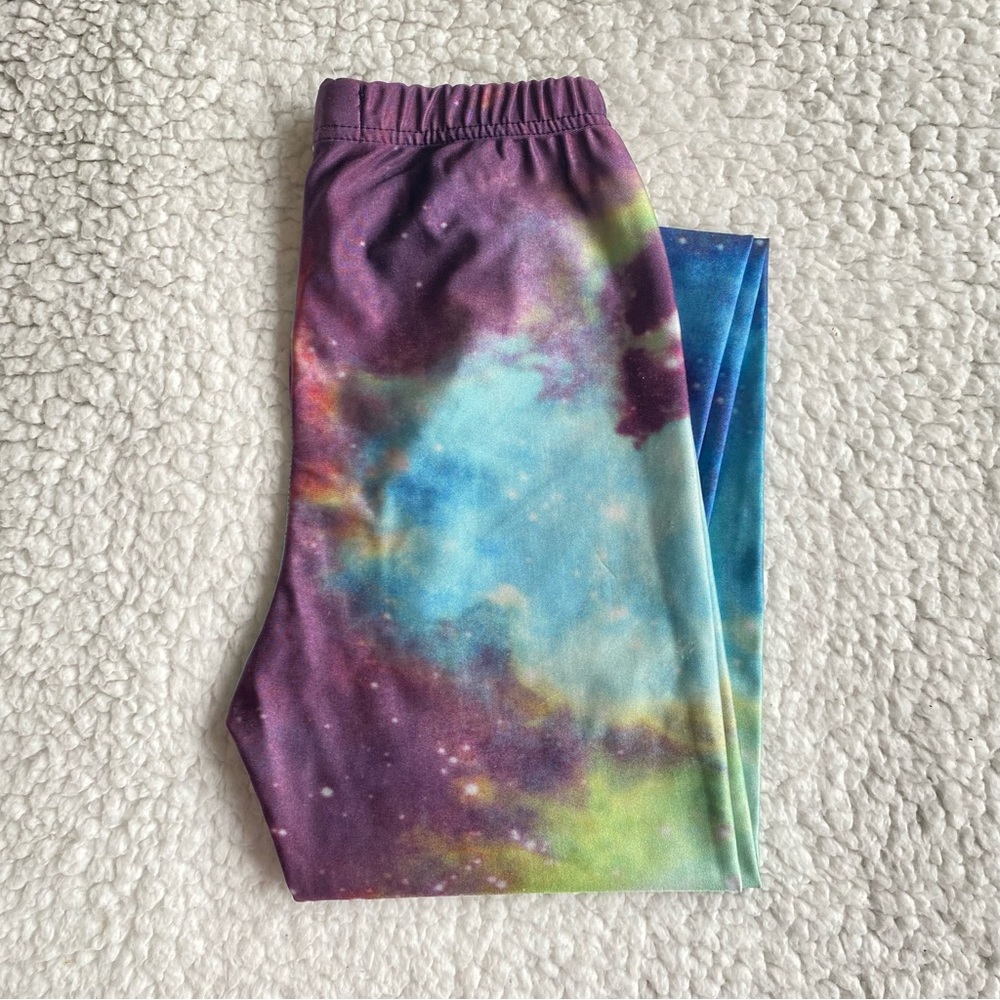 Festival space lotus leggings
